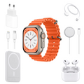 KIT SMARTWATCH + AUDÍFONOS + POWER BANK - PROMOCION CIERRE DE TIENDA * ENVÍO GRÁTIS