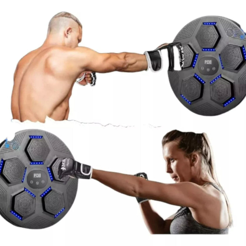 BOXFIT© - MÁQUINA DE BOXEO MUSICAL + GUANTES - CONTRA ENTREGA e ENVÍO GRATIS
