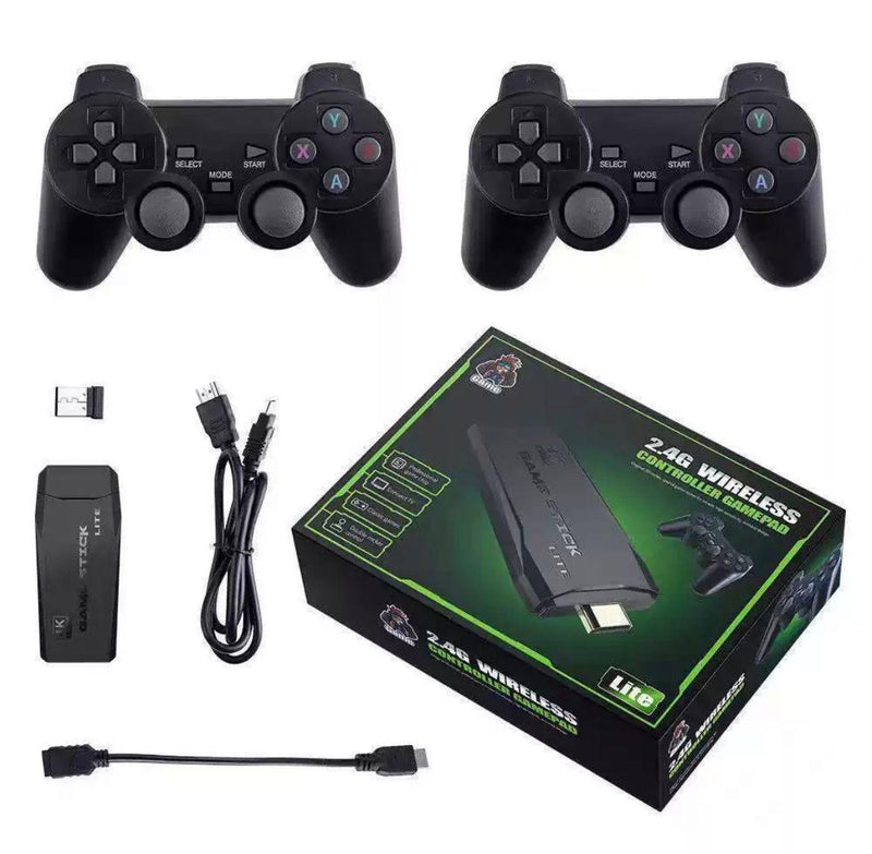 CONSOLA DE VIDEOJUEGO RETRO GAME STICK - MÁS DE 20.000 JUEGOS CLÁSSICOS DE LOS ANOS 80, 90 Y 2000 * CON ENVÍO GRATIS Y PAGAR AL RECIBIR