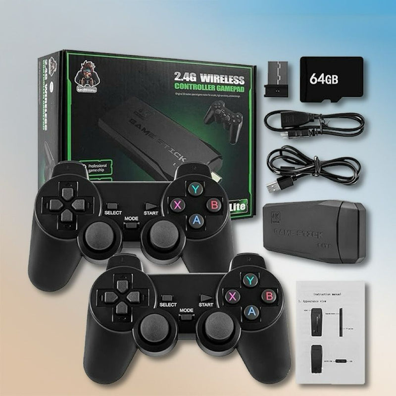 CONSOLA DE VIDEOJUEGO RETRO GAME STICK - MÁS DE 20.000 JUEGOS CLÁSSICOS DE LOS ANOS 80, 90 Y 2000 * CON ENVÍO GRATIS Y PAGAR AL RECIBIR