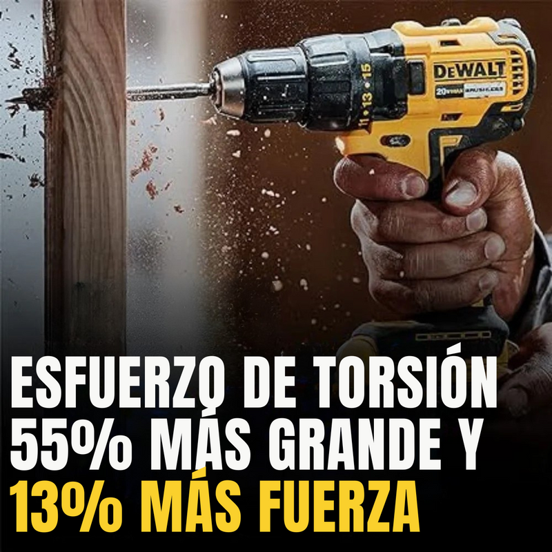 PACK TALADRO INALÁMBRICO DEWALT 98V CON 2 BATERIAS + ACC + JUEGO CAJA SET DADOS CHICHARRA 46 PCS - PROMOCION CIERRE DE TIENDA * ENVÍO GRATIS