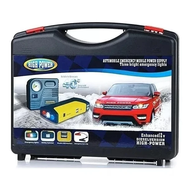 SET DE EMERGENCIA AUTO 2 EN 1: PARTIDOR DE BATERÍA + COMPRESOR INFLADOR DE RUEDA – PROMOCION CIERRE DE TIENDA * ENVÍO GRATIS