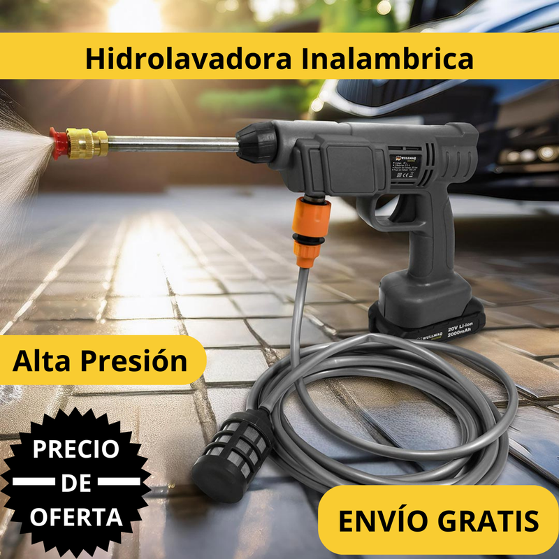 HIDROLAVADORA INALAMBRICA DE ALTA PRESIÓN – PROMOCION CIERRE DE LA TIENDA * ENVÍO GRATIS